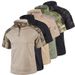 Men's Summer Frog Suit Short Sleeve Tactical Outdoor Training Clothing American Camouflage Breathable Polyester Fiber Thin_viptrois.com