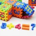 5.5CM60 Pieces Set Of EVA Operation Symbols And Numbers Russian Letters Math Puzzle Floor Mat Mini Foam Puzzle_viptrois.com