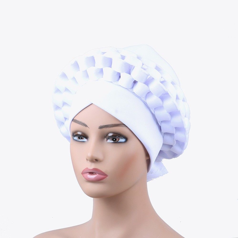 Muslim hat African Turban Hat two-piece adjustable space layer woven African hat Auto Gele_viptrois.com