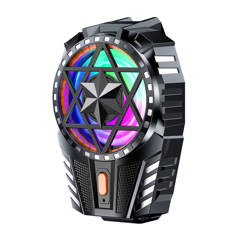 Portable Radiator For Mobile Fan Cell Cooling Plate Phone Cooler With RGB Light_viptrois.com