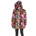 Pulse European And American Foreign Trade Hot-Selling Fox Men's Rainbow Mid-Length Hooded Fur Coat_viptrois.com