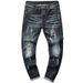 Men's Clothing men's jeans stretch ripped jeans men's slim fashion trend personality men's pants_viptrois.com