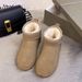 SHLIANG New Snow Boot Style Short Mini Winter Sheepskin Boots Women Waterproof Natural Wool Ankle Boots Fur Lined Ankle Warm Flat Shoes Y0072_viptrois.com