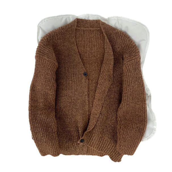 Cardigan Sweater Men's Autumn And Winter Casual Thick Thread Knitted Sweater Jacket Trend_viptrois.com