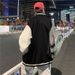 Men's Vintage Baseball Jacket - Lightweight & Durable Polyester Coat, Streetwear Fashion For Casual Wear, S-3XL Sizes_viptrois.com