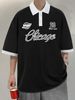 Men 's Clothing Men's Lapel Paul Fashion Loose College Street Sports Short Sleeved T Shirt Polo Shirt_viptrois.com