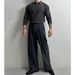 Men's British-Style Knit Blazer Sweater – Slim Fit Shirt Collar Pullover (Apricot/Black/Grey, M-XXXL)_viptrois.com