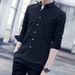 Men's Oxford Shirt – Slim Fit Long Sleeve Button-Down (M-5XL, Wrinkle-Resistant Cotton Blend, Inspired Casual Wear For College & Office)_viptrois.com
