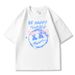 Men's Short Sleeved T-shirt Round Neck 2025 Summer Trend Simple Print Solid Color Pure Cotton Casual Loose Couple_viptrois.com