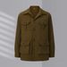 "British-Inspired Utility Jacket – Multi-Pocket Workwear With Relaxed Fit & Turn-Down Collar"_viptrois.com