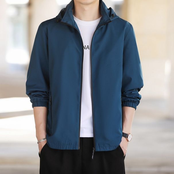 Men's Spring Casual Thin Jacket, High-End Trendy Brand Men's Clothing 2025 New Versatile Sports Jacket_viptrois.com