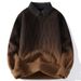women's clothing spring and autumn paul long sve sweater men's casual cotton solid color embroidered logo zipper pullover cardigan sweater_viptrois.com