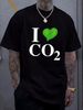 I Heart Love Co2 T Shirt Streetwear Fashion Comfortable Summer Top For Everyday Wear Versatile Soft Designer Clothes Slightly Breathable Unisex_viptrois.com