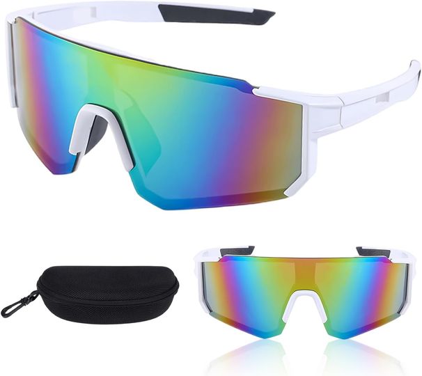Quick Glasses Women Polarised Cycling Glasses Men UV400 Sports Glasses Windproof Sports Sunglasses Women Men For Outdoor Activities MTB Road Bike_viptrois.com