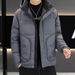 New Winter Down Youth, Students' Warm Clothes, Hooded Jacket, Men's Fashionable Casual Bread Jacket_viptrois.com