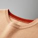 Loom European And American Cross-Border Shipping Wool Men's Color Block Round Neck Thick Knitted Sweater Base Shirt Wholesale_viptrois.com