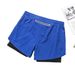 Men's clothing sweat wicking sweatpants Fitness running slim shorts_viptrois.com