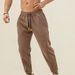 Men's Clothing Autumn Sports Men's Running Fitness Daily Casual Matching Training Composite Fabric Large Size Trousers New Style_viptrois.com