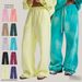 Men's Spray-Dyed Flared Sweatpants – 360GSM Heavyweight Washed Fabric, VIBE Streetwear Style, Loose Fit (S-2XL_viptrois.com