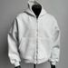 Men's Casual Box Fit Zip-Up Hoodie Sweatshirt With Stand Collar, Lightweight Cotton Blend, Grey & Black Color Options (M-3XL)_viptrois.com