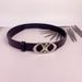 Trendy New Punk Double Crescent Cross Star Smooth Buckle Waist Hip Hop Unisex Jeans Belt_viptrois.com