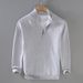 Men's Slim Fit Zip High Neck Sweater - Breathable Cotton Blend Knit Pullover For Casual & Winter Wear (Multiple Colors & Extended Sizes)_viptrois.com