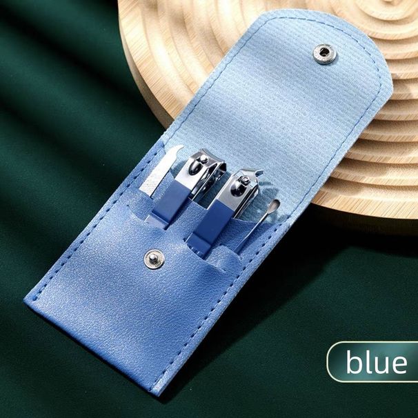 Household stainless steel nail clipper tool Portable Manicure ear, nail file, diagonal nail clipper Manicure set_viptrois.com