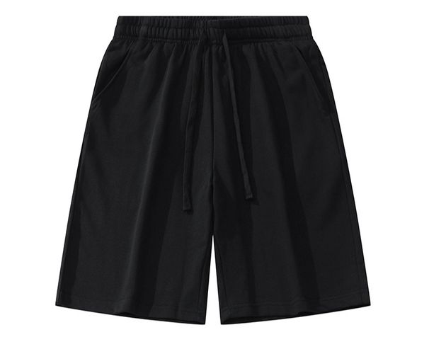 Men's Clothing Terry Shorts Men's Summer New Japanese Style Sports Solid Color Casual Pants Men's Loose Ins Five Point Boys' Pants_viptrois.com