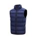 Men's Quilted Puffer Vest - Trendy Lightweight Winter Sleeveless Jacket With Stand Collar (Grey/Black/Army Green/Navy) - Oversized Fit For Layering_viptrois.com