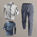 Men's Clothing quick drying clothes morning jogging cycling clothes jacket spring outdoor fitness leisure five piece suit_viptrois.com