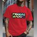 Camiseta Juvenil En Moda Con Diseño Elegante TRAKAS LUIS R. Prenda Ligera Hecha Tela De Poliéster Y Algodón Para Uso_viptrois.com