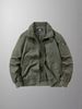 Vintage-Inspired MA-1 Flight Jacket – Slim-Fit Cotton Bomber With Stand Collar (Khaki/Army Green/Beige/Black)_viptrois.com