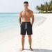 Men's Clothing Summer Men's Casual Shorts Multicolor Striped Casual Shorts Drawstring Pockets For Formal & Casual_viptrois.com