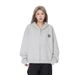 Trendy Brand Vibed Design Pearl Letter Cardigan Hooded Sweatshirt Loose Casual Unisex Beaded Personalized Jacket_viptrois.com