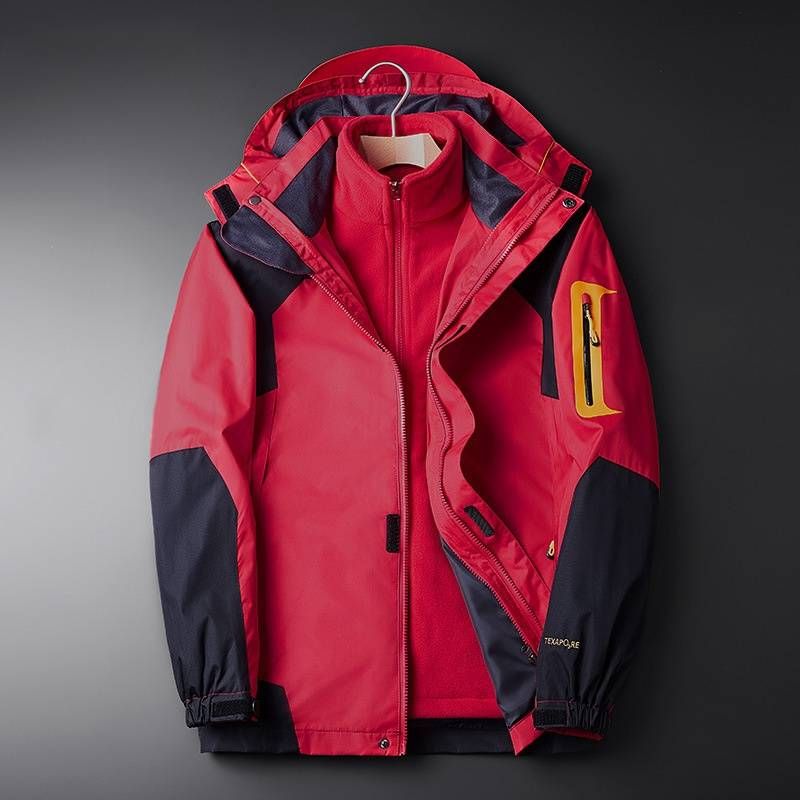 Men's Clothing outdoor assault clothing three-in-one two-piece multi-functional ski mountaineering suit_viptrois.com
