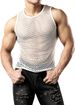 Men's Clothing Summer New Hollow Vest Round Neck Top Fishnet Vest Breathable Loose Casual Sleeveless Large Size Blouse Men_viptrois.com