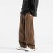 Nordmann Fashion Autumn Winter New Floor-Length Corduroy Loose Versatile Straight-Leg Pants Hong Kong Style Trendy Men_viptrois.com