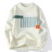 Autumn Winter Fleece Lined Thickened 2026 New Knitted Sweater Men's Flow Knit Base Shirt Youth Knitwear_viptrois.com