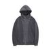 Heddon Count Men's Fleece Zip-Up Hoodie - Soft Knit Oversized Pullover With Drop Shoulder & Ribbed Hem, Winter Casual Wear In Solid Colors_viptrois.com