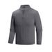 Men's Half-Zip Stand Collar Sweater Autumn Knit Pullover With Jacquard Pattern Thickened Poly-Modal Blend For Urban Street Style_viptrois.com