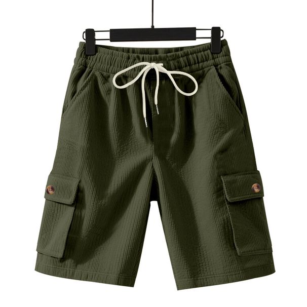 Men's Clothing Men's Heavy Loose Casual Sports Corduroy Workwear Shorts Outdoor Summer Style For Formal & Casual_viptrois.com