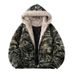 Autumn And Winter Fur Collar Padded Jacket Thickened Couple Hooded Padded Jacket_viptrois.com