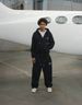 Men's Trendy Embroidered Logo Sweatpants And Jacket Set_viptrois.com
