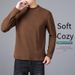 Men’s Thermal Double-Layer Long Sleeve T-Shirt – Premium Dralon Polyester (Black/Charcoal/Wine Red, S-3XL) | Winter Warmth Without Bulk_viptrois.com