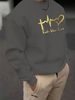 Men's Loose Casual Fashion FAITH HOPE LOVE Letter Pattern Printed Round Neck Long Sleeved Sweatshirt For Autumn And Winter_viptrois.com