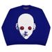 Gothic Print Knitted Sweater For Men – Hip-Hop Streetwear Pullover With Harajuku Style_viptrois.com