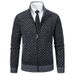 Men's Fleece-Lined Zip-Up Sweater Jacket – Warm & Stylish Winter Knitwear For Casual & Urban Looks (Sizes M-3XL)_viptrois.com