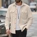 Men's Clothing Men's Stand Collar Button Jacket - Classic Corduroy Coat (4 Colors, S-XXXL) Hot-selling_viptrois.com