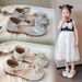 Children's Shoes Sandals Summer New Little Girl Rhinestone Sequins Fashion Princess Shoes Student Beach Shoes_viptrois.com