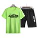 Men's Clothing Summer sports short-sleeved men's t-shirt loose summer Korean style trendy sports casual men's suit trendy brand clothes men_viptrois.com